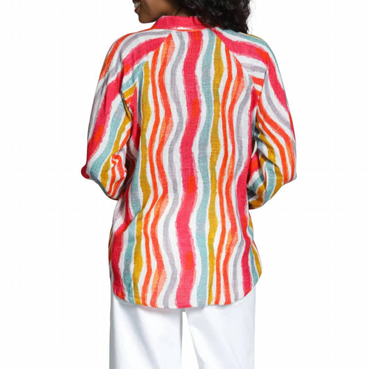 Half-plaket Pullover Blouse