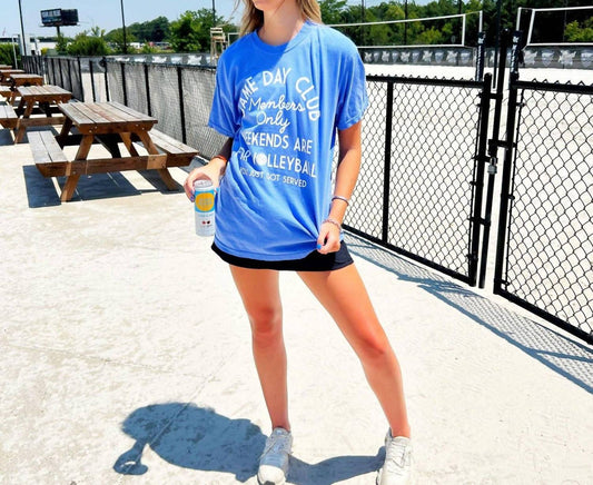 Volleyball Game Day Club Tee