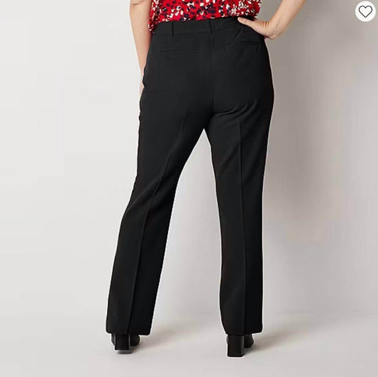 Liz Claiborne - Audra Mid-rise Trouser Pants - Rack Hunt -
