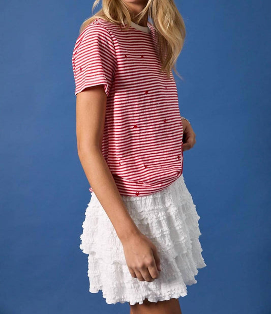 The Eleanor Short Sleeve Top