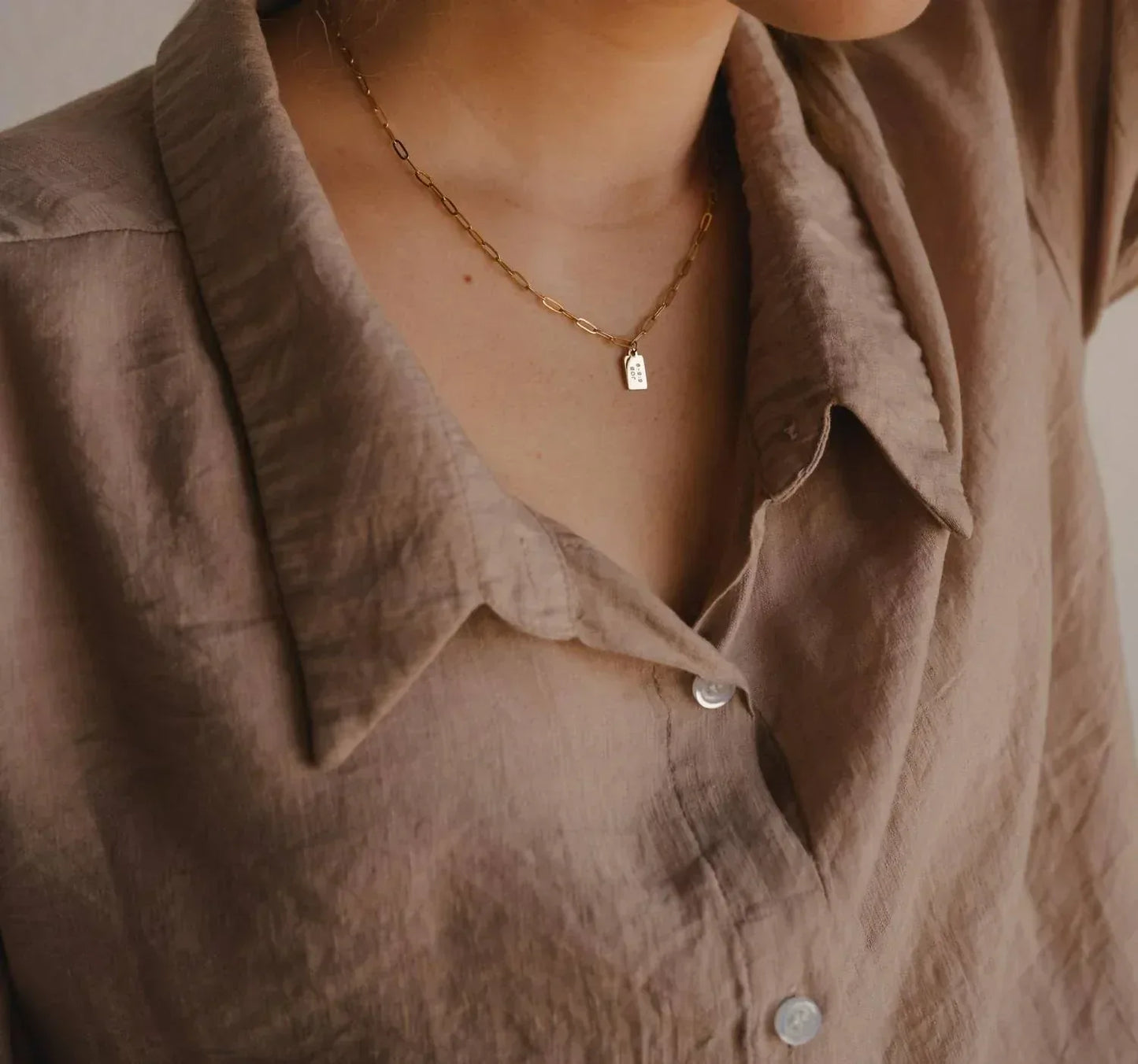 Dear Heart - Women's Believe In Miracles Mini Tag Necklace - Rack Hunt