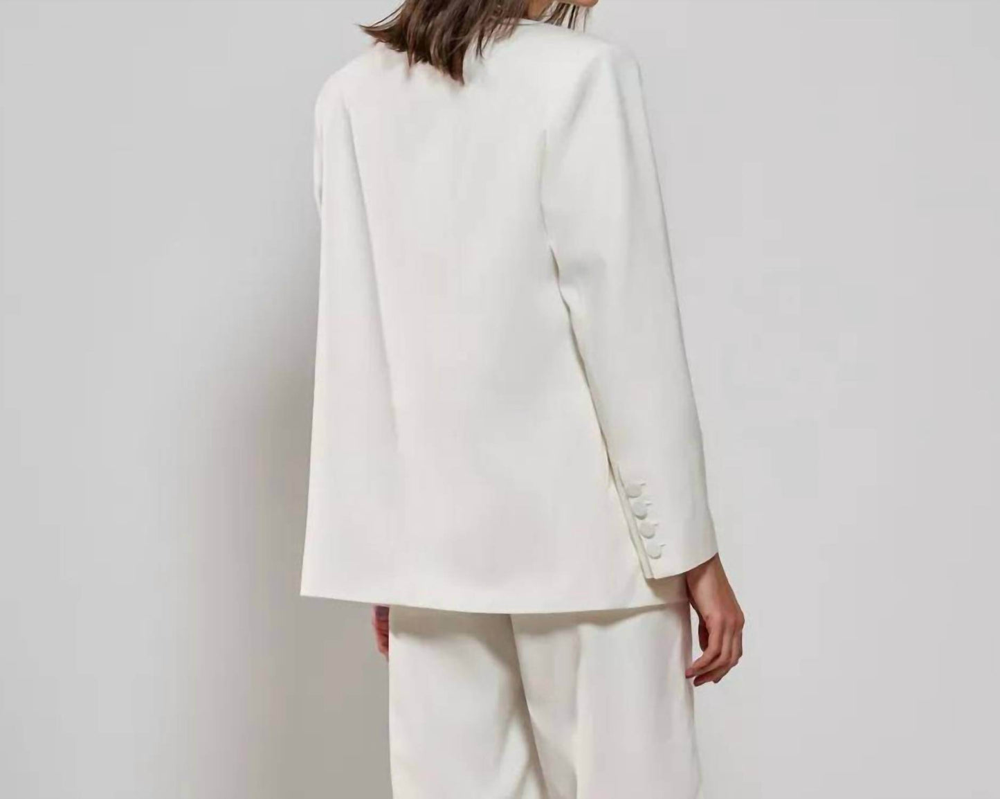 Raizz - Twill Tailored Chic Blazer And Pants Set - Rack Hunt -