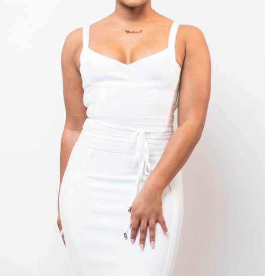 Athina - Spaghetti Strap Bandage Dress - Rack Hunt -