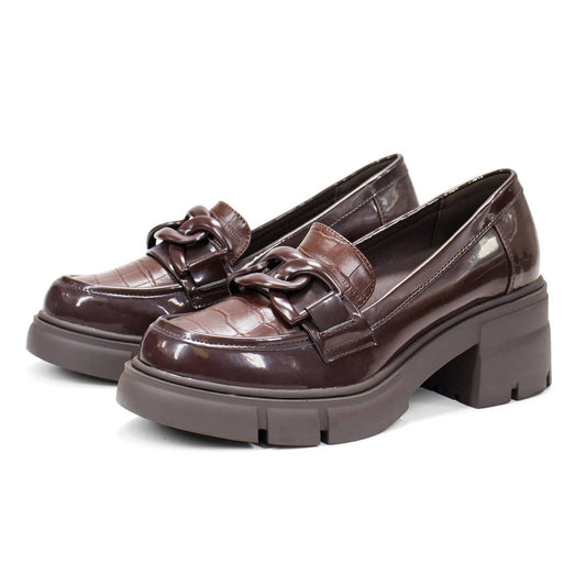 Women's Braixen Lug Sole Synthetic Loafer