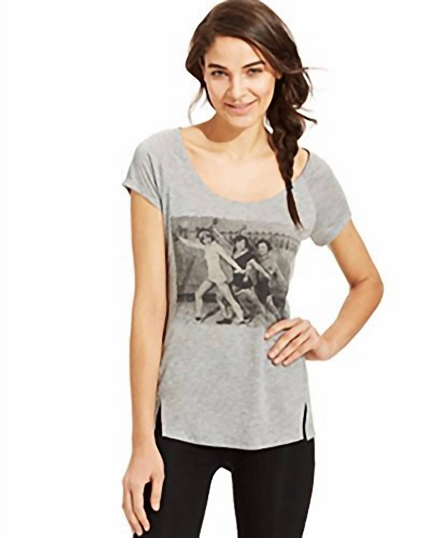 Open Back Graphic Tee