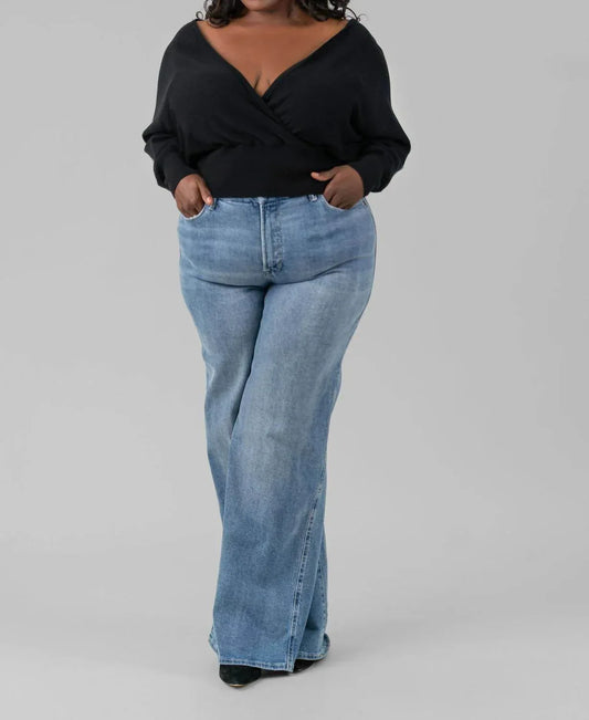 BITTE KAI RAND - Mullein Cotton Wrap Sweater - Plus Size - Rack Hunt