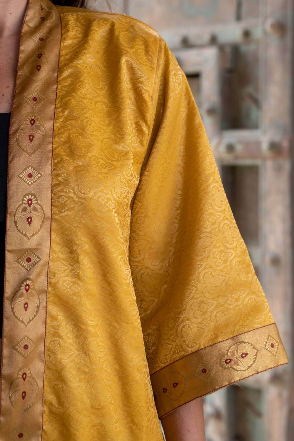 StandAwt - Silk Saree One Size Kimono - Rack Hunt -