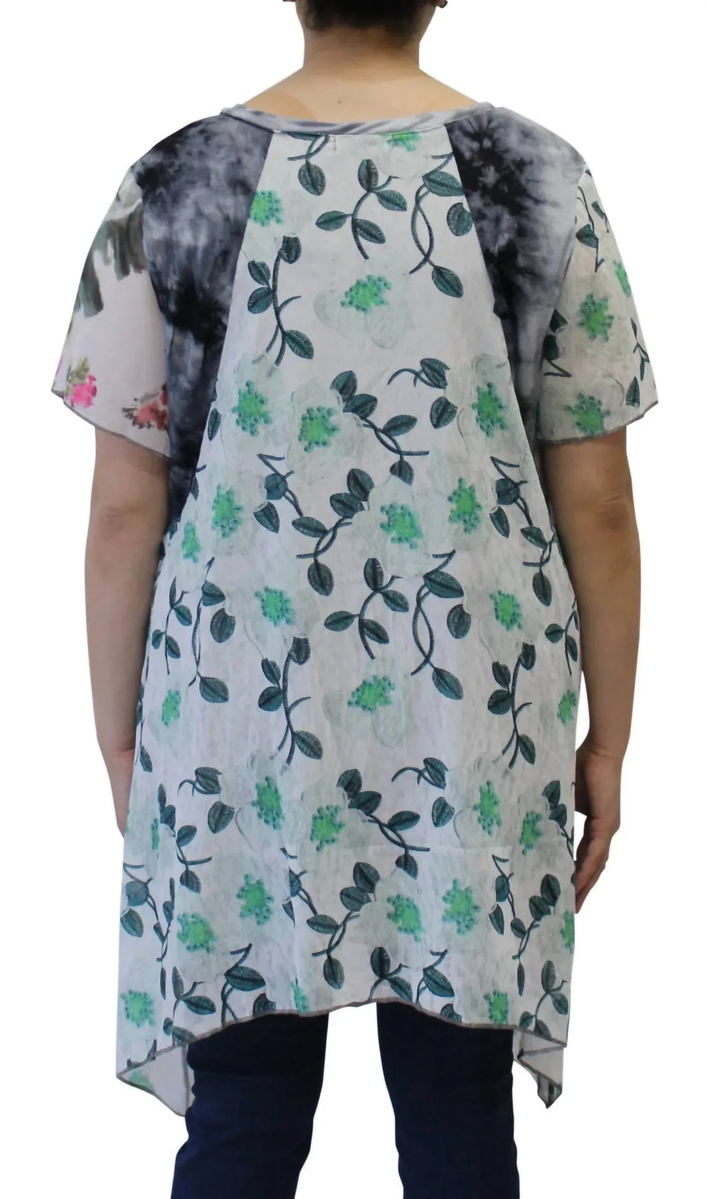 LV Collection - Patchwork Long Tunic Top - Rack Hunt