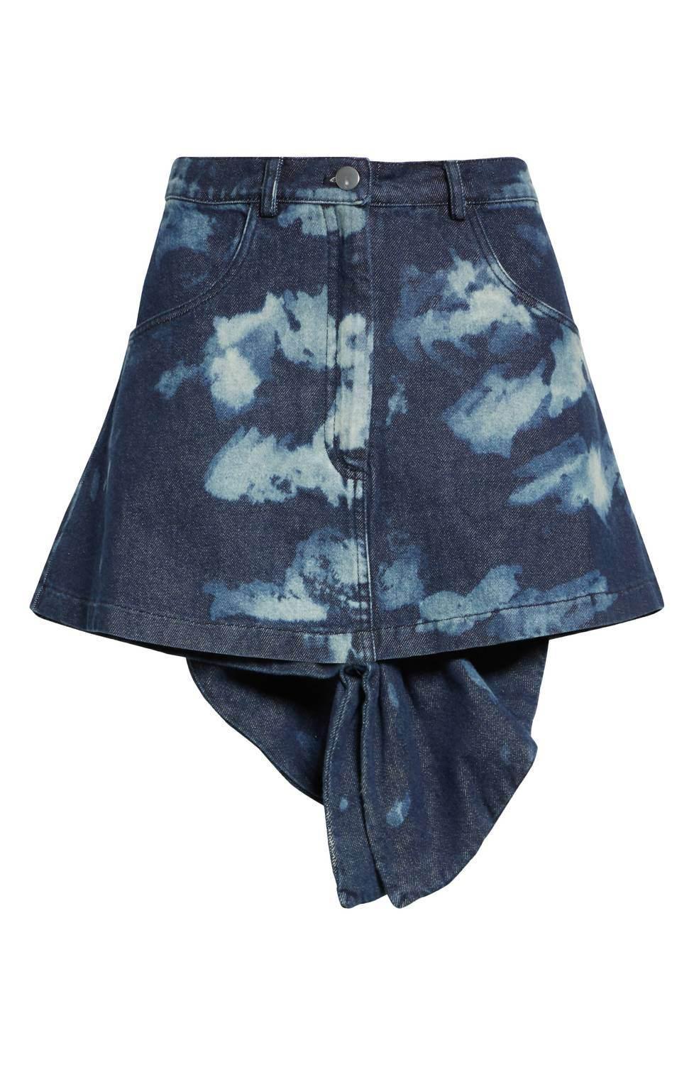 Orire - Bubi Denim Ruffle Mini Skirt - Rack Hunt