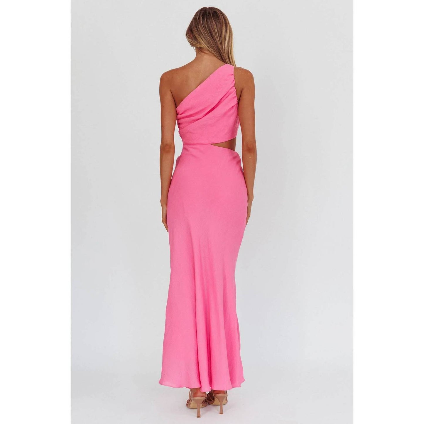 One Shoulder Asymmetric Dress