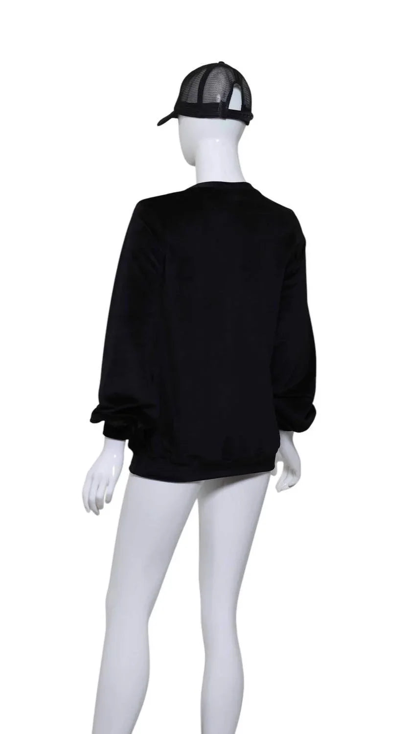 Love Love Tennis - Women's Velvet Long Sleeve Warm Up Top - Rack Hunt