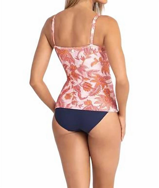 Malolo Twist Front Tankini Top
