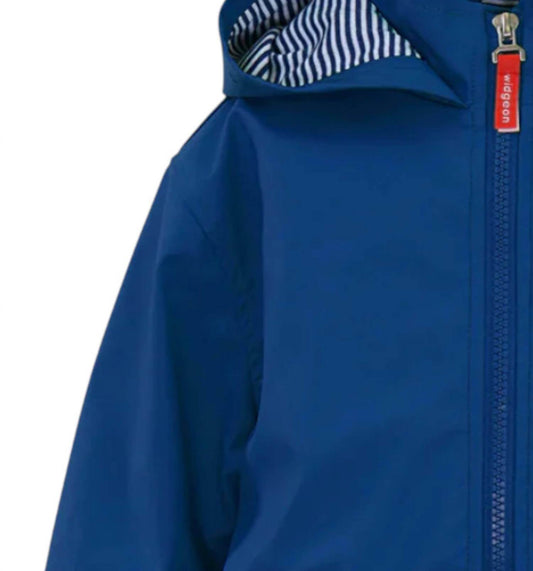 American Widgeon - Boy's Hooded Rain Coat - Rack Hunt