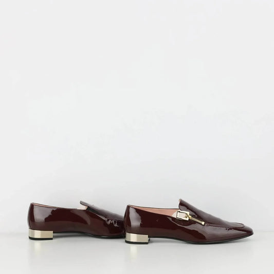Roger Vivier - Women's Polly Patent Zip Loafer - Rack Hunt