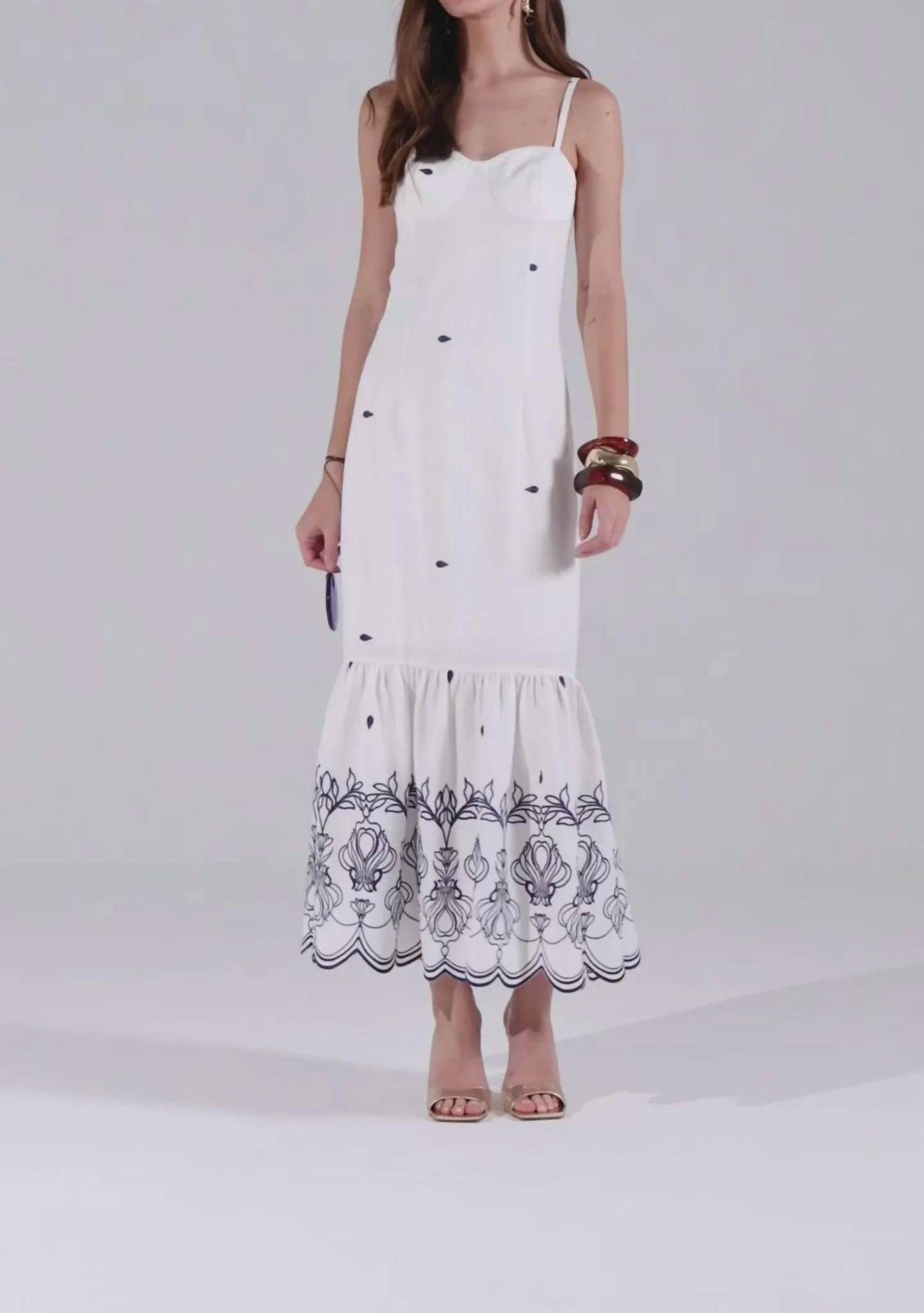 Strass - Mermaid Embroidered Dress - Rack Hunt -