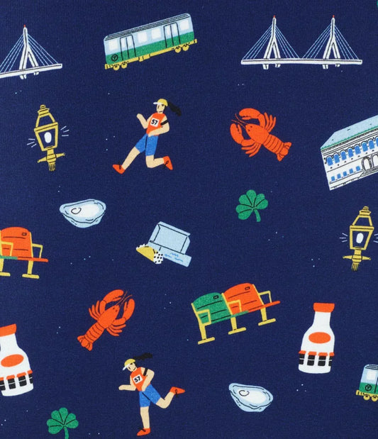 Smaller Th!ngs - Boys Goodnight Boston Romper - Rack Hunt