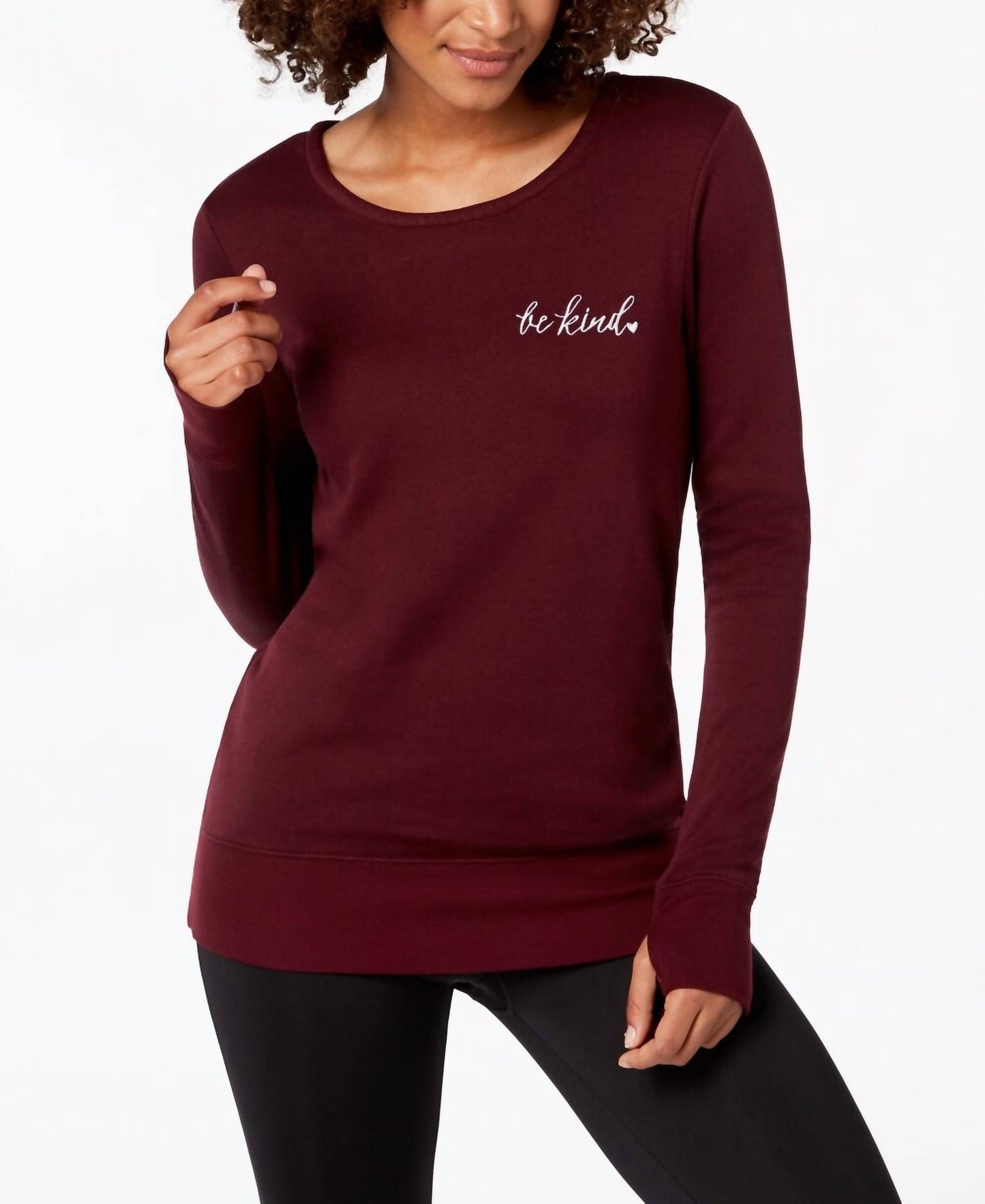 Activewear Graphic Strappy Back Sweatshirt