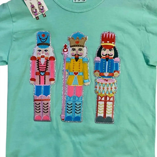 Trendy Tee Co. - Women's Nutcracker Chenille Patch Tee - Rack Hunt