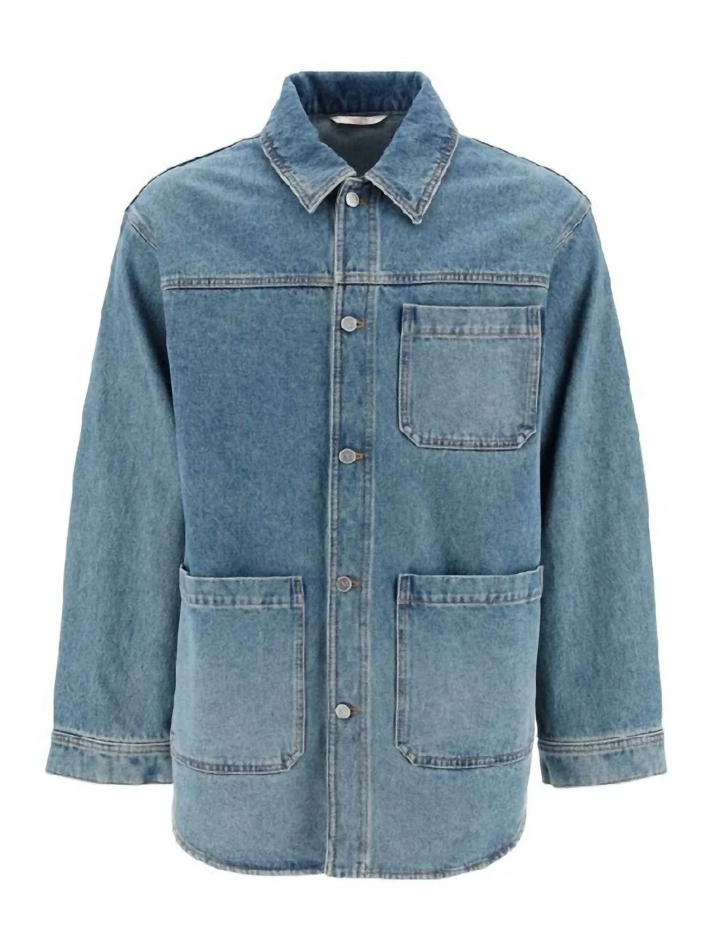 Valentino - Maxi V-logo Denim Shirt - Rack Hunt