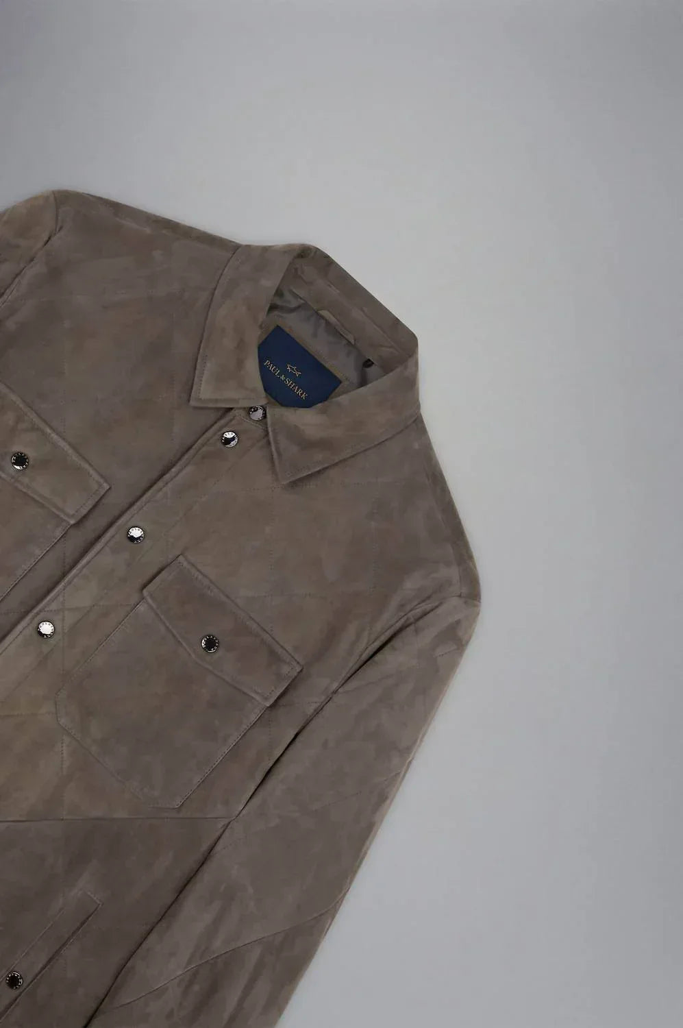 Paul & Shark - Aqualeather Quilted Suede Shacket - Rack Hunt