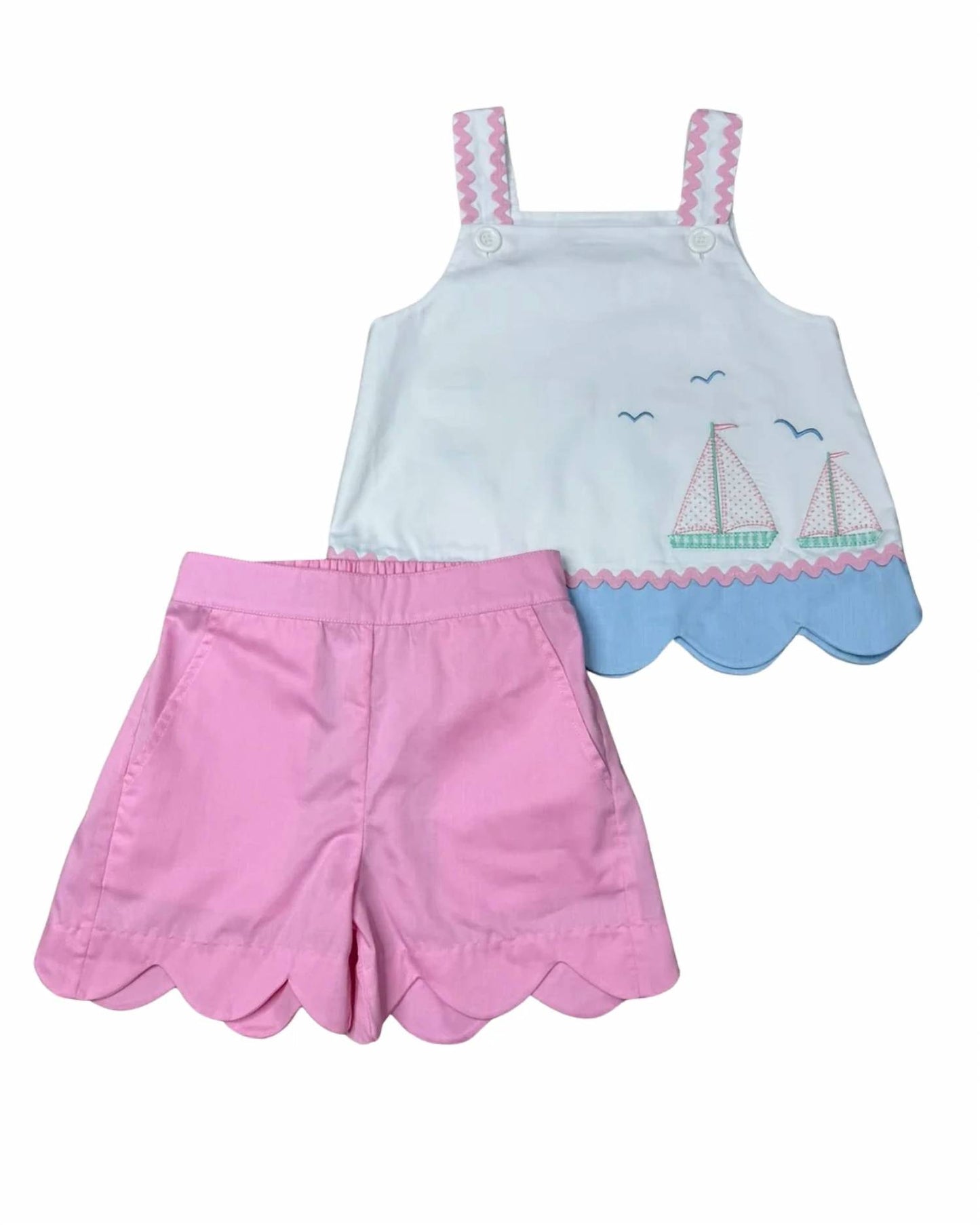 Kids' Applique Short Set