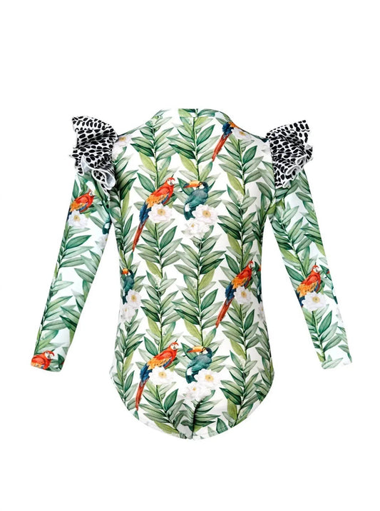 Lia Sahara - Girl's Zipper Long Sleeve One Piece - Rack Hunt