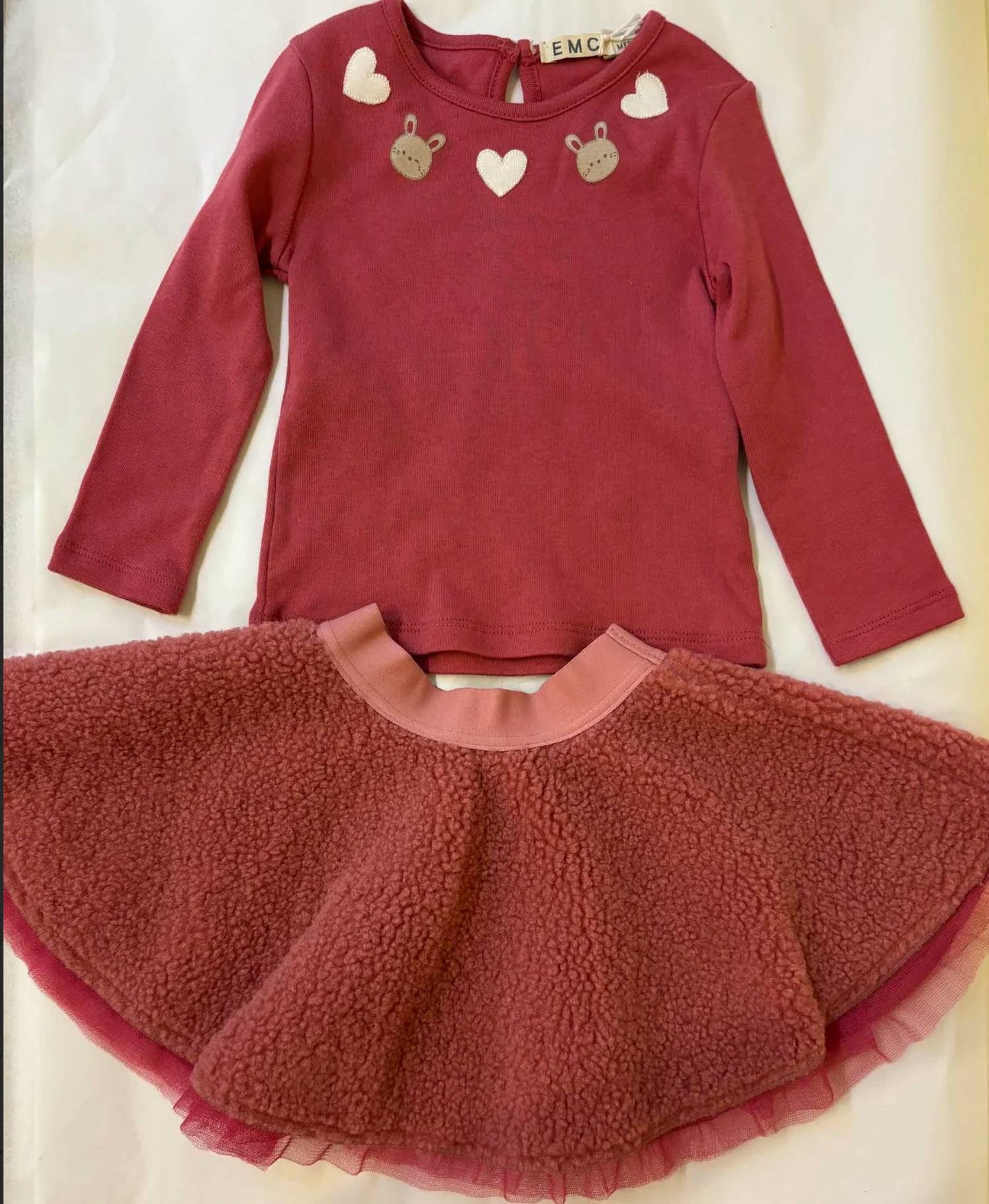Girl's Teddy Fabric & Tulle Set