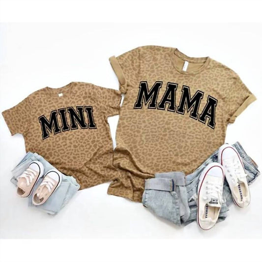 Women's Leopard Mama Graphic Tee