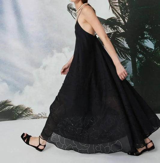Sfizio - Embroidery Long Dress - Rack Hunt