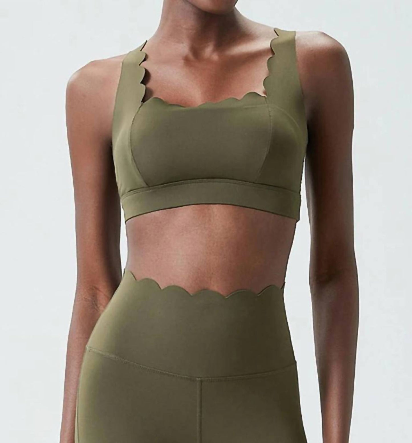 Scallop Sport Bra