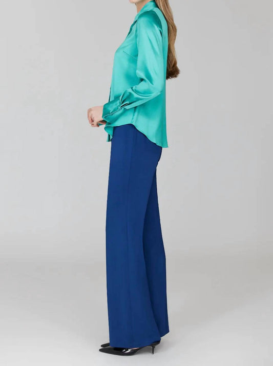 Matte Jersey Straight Pant