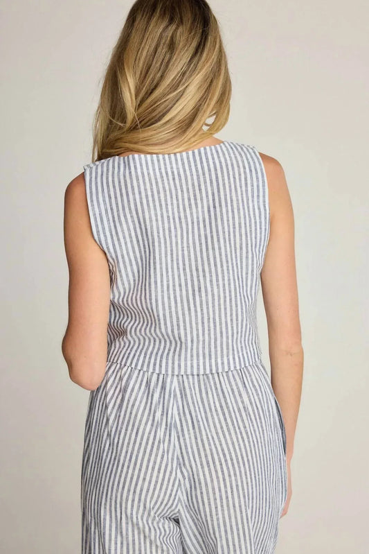 Sunday Ritual - Women's Dahlia Linen Tank Top - Rack Hunt