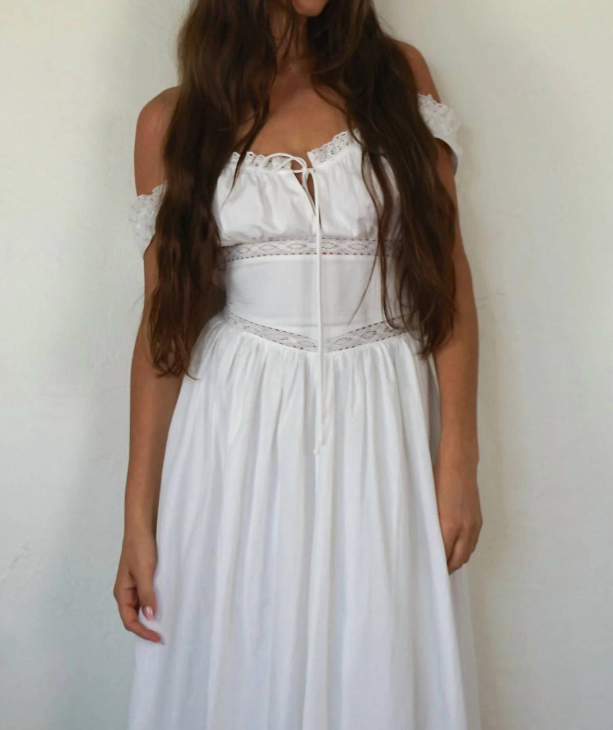 Belle Corset Detail Maxi Dress