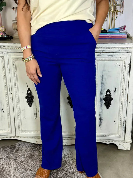 Heimish USA - High Waisted Stretch Flare Pants - Rack Hunt