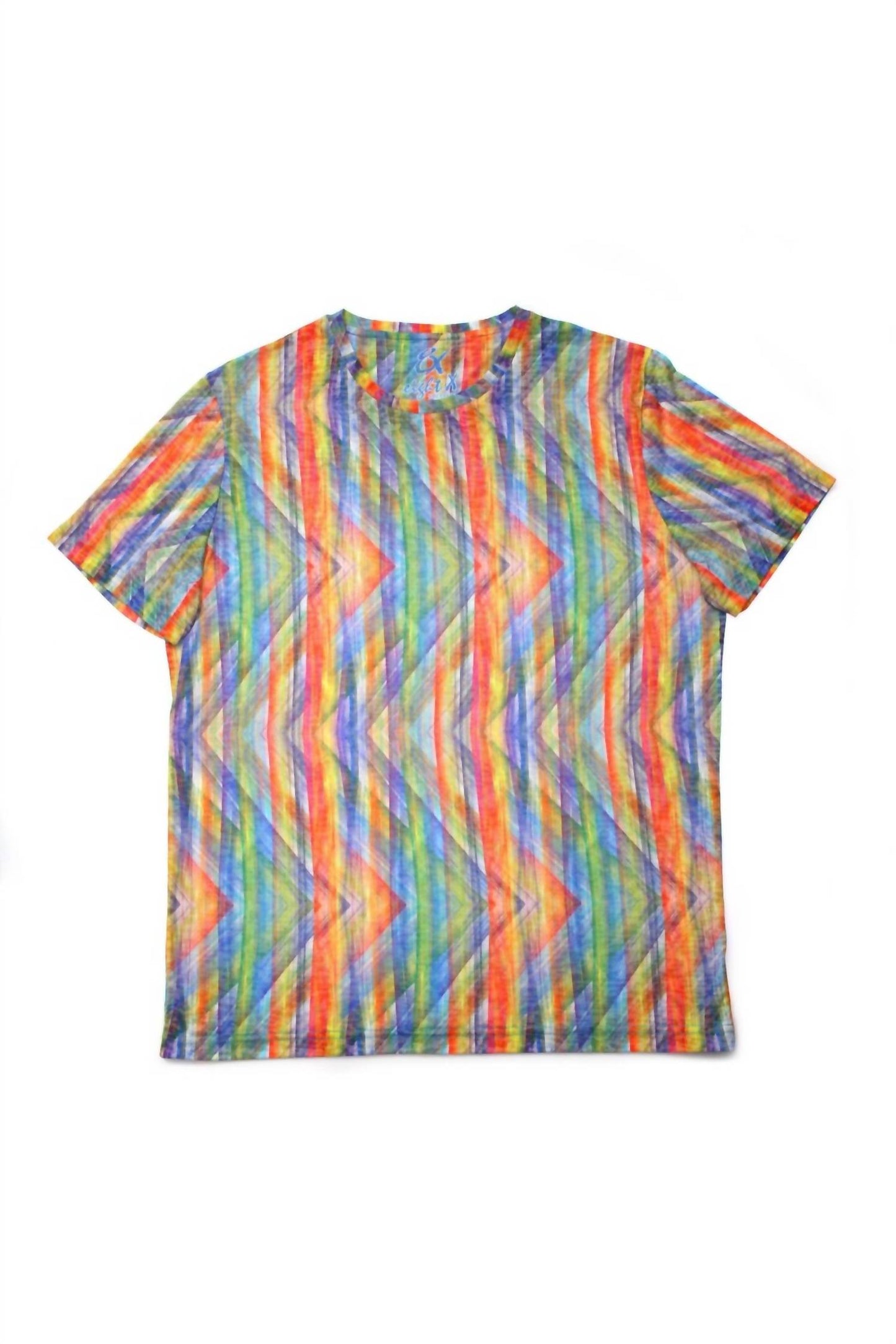 Zigzag Stripe Print T-shirt