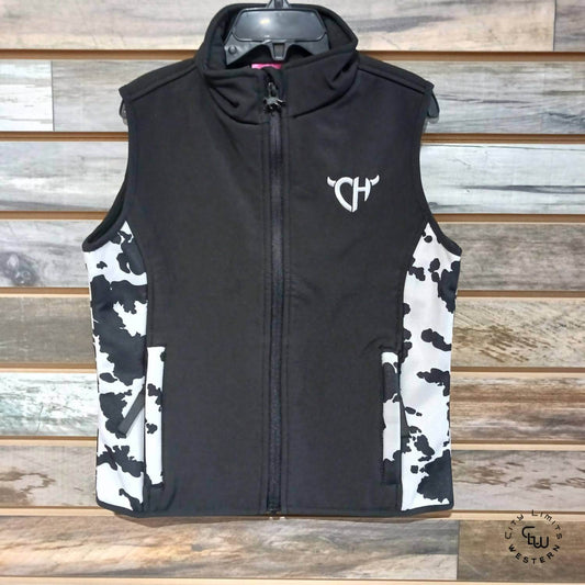 Cowboy Hardware - Kid's Cow Print Vest - Rack Hunt -