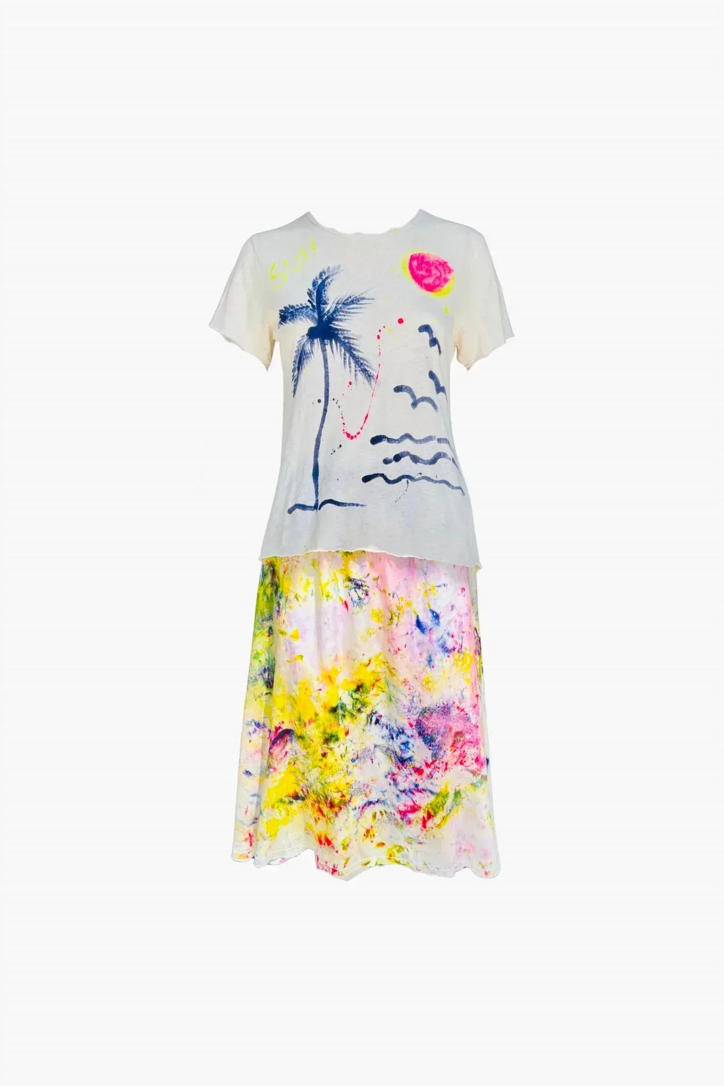 LOVE TANJANE - Women's Silk Lady Midi Skirt - Rack Hunt
