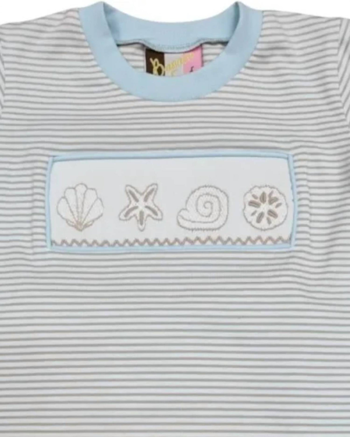 Kid's Seashell Smocked Set
