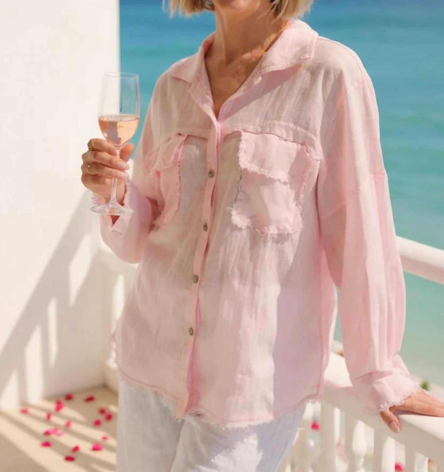 Long-sleeve Button-down Shirt