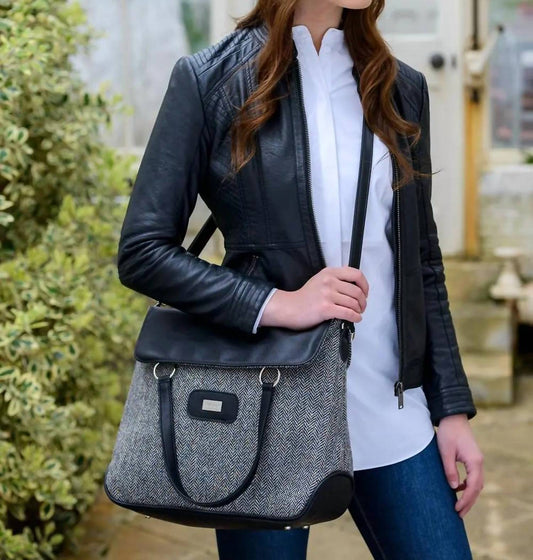 Women's Emily Tweed & Leather Bag