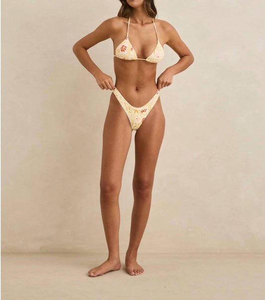 Wildflower Textured Bikini Top