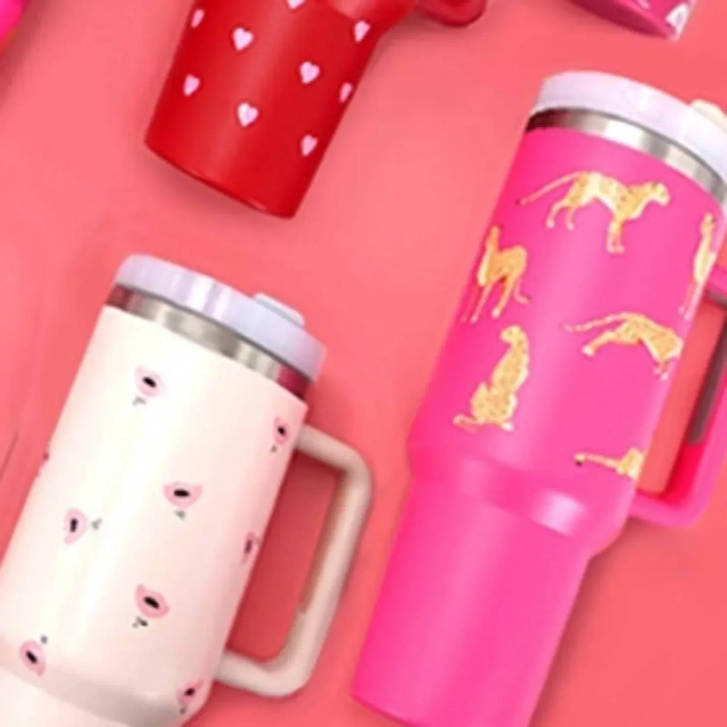 Wall to Wall - Cheetah Print 40 Oz Stainless Steel Insulated Tumbler - Rack Hunt