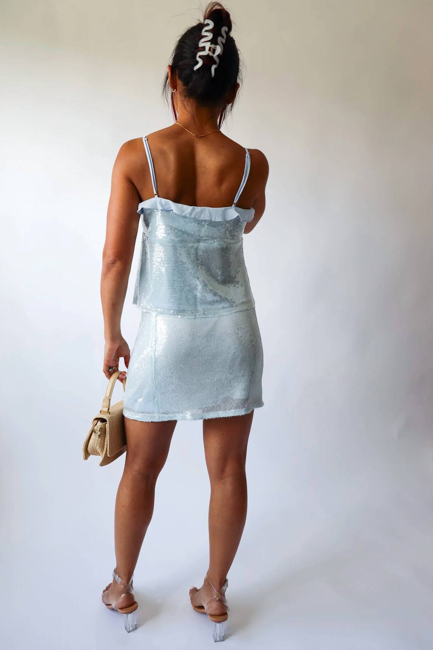 Starlight Sequin Mini Skirt