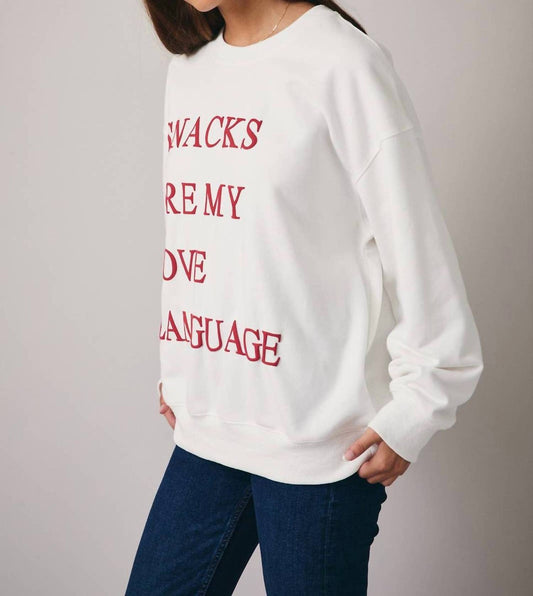 Snack Language Sweatshirt