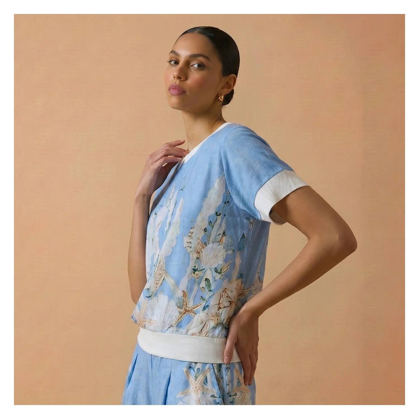 Aquarius Short Sleeve Top