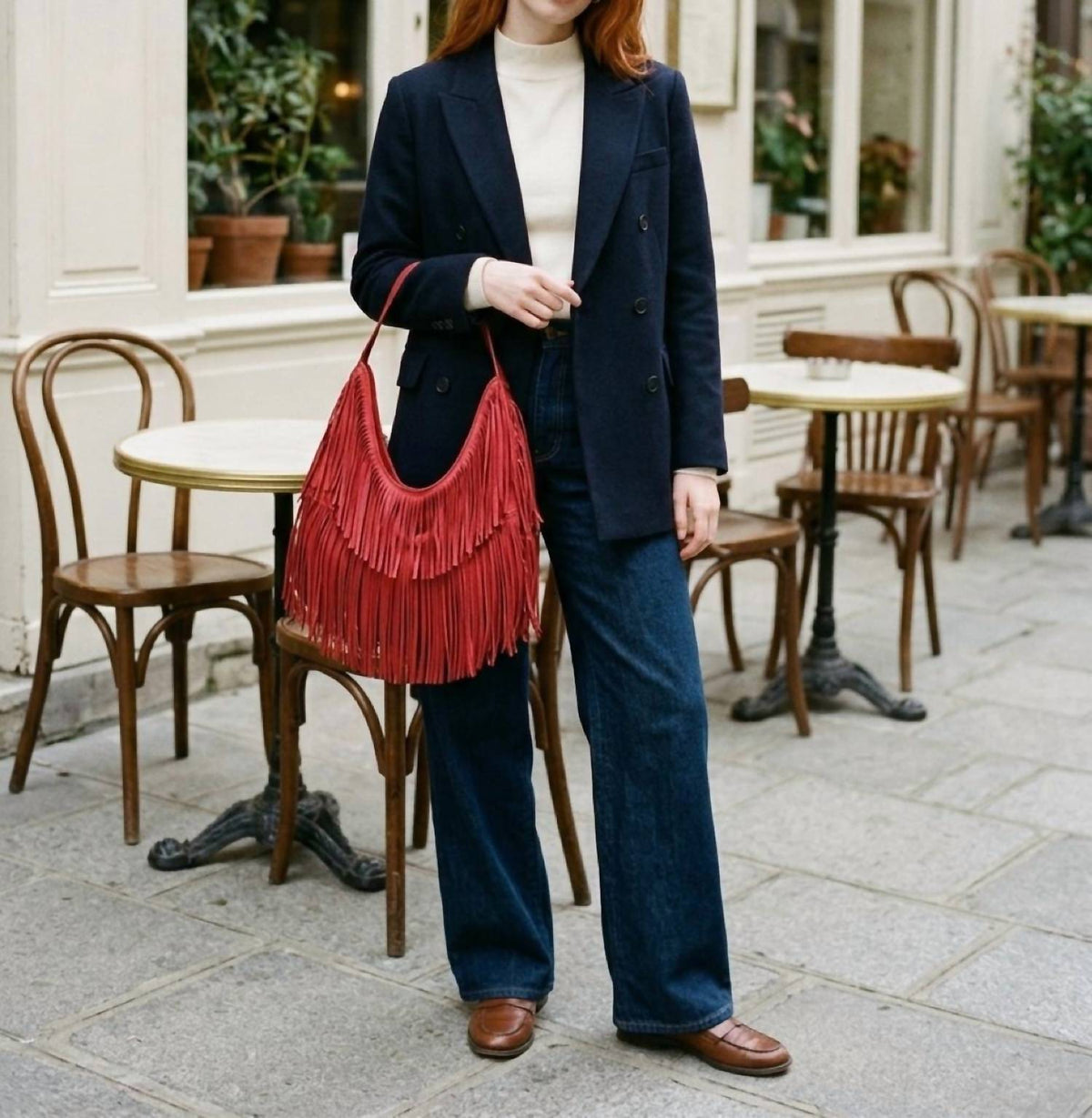 Fringe Hobo Tote