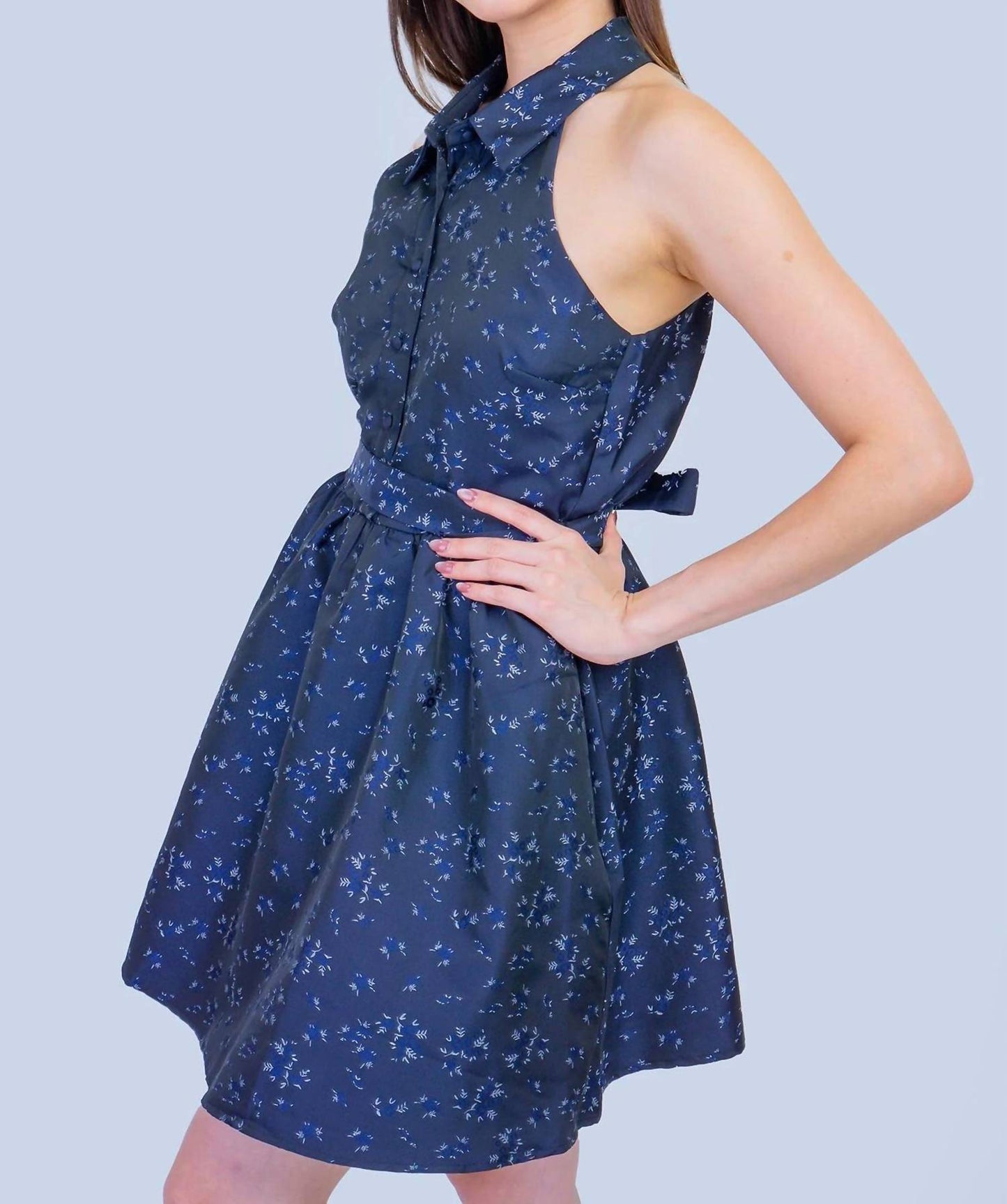 Floral Halter Dress