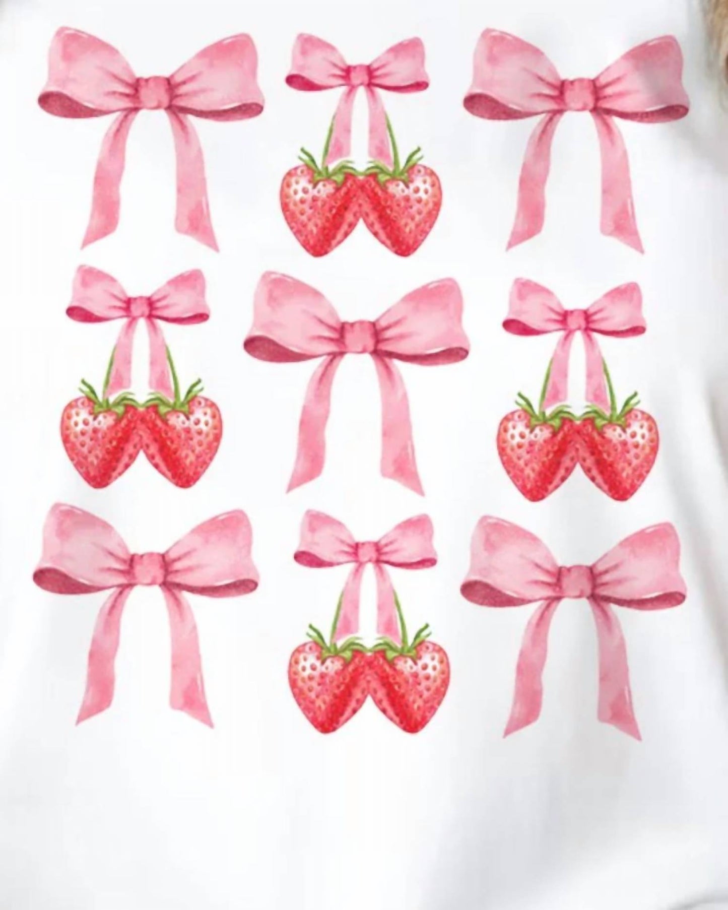 Strawberry Bow Tee