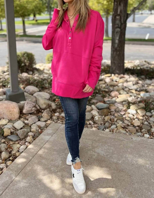 Much Ado - Hannah Pullover Hoodie Top - Rack Hunt