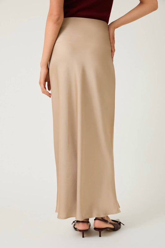 Satin Bias Skirt